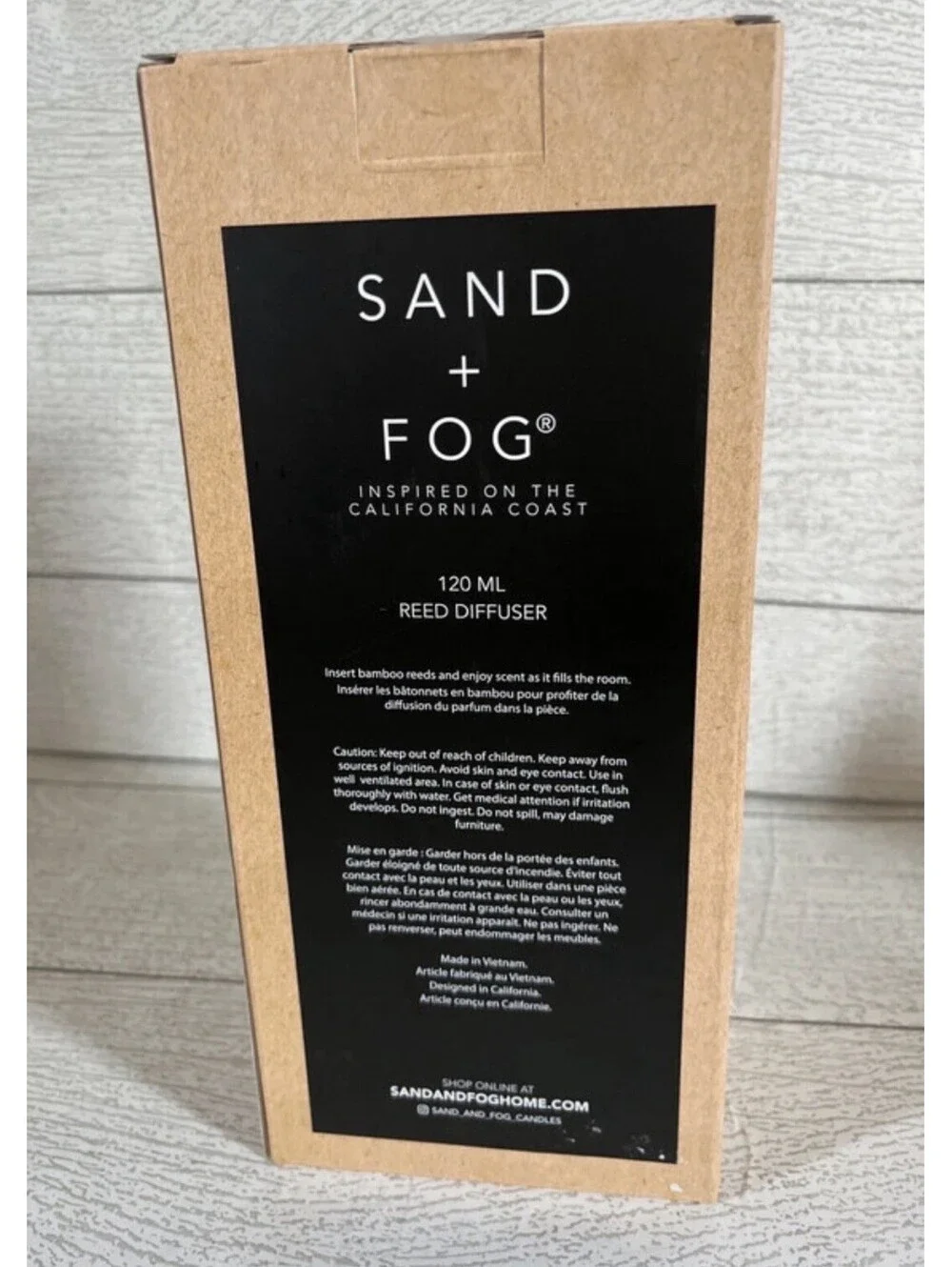 Sand + Fog Spooky Ghost 120ml Reed Diffuser Halloween Ceramic New in Box